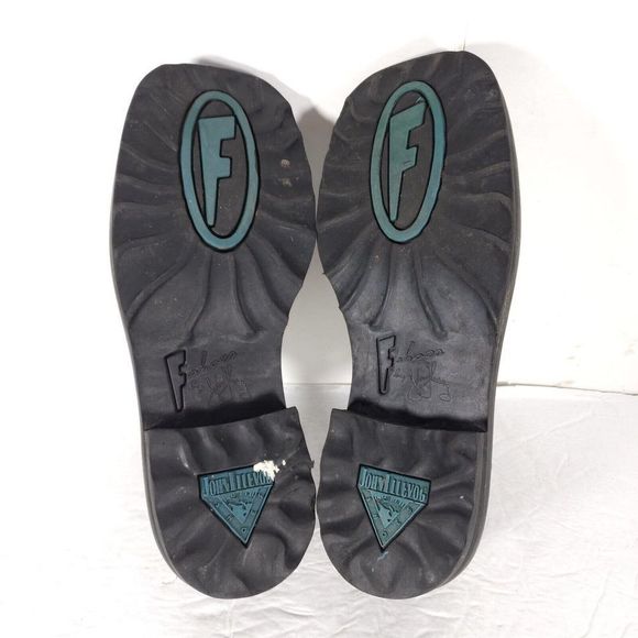 John Fluevog Men's VTG 240 Wagons US9,5/10 Brown Leather Square Toe Oxfords - Picture 12 of 14